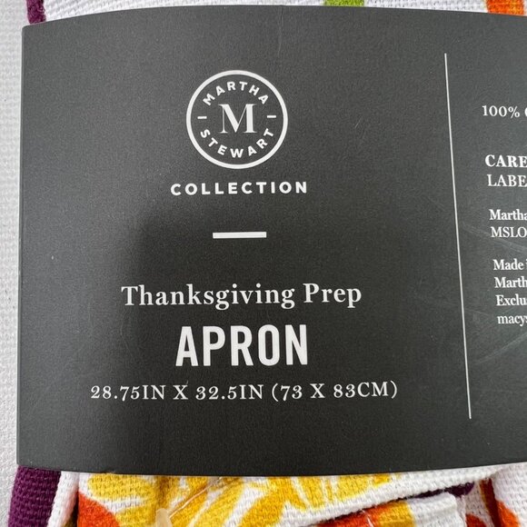 Martha Stewart Thanksgiving Prep Apron - Picture 4 of 9